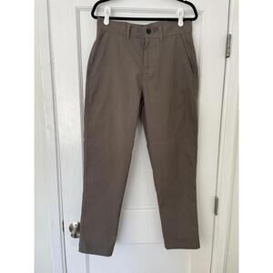 Lululemon relax taper twill trouser pant men brown 30